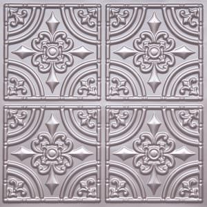 Faux Silver Ceiling tile Design 205