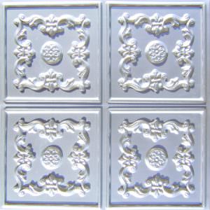 130 Antique Silver PVC Ceiling Tile – Ceiling Tiles By Us Inc