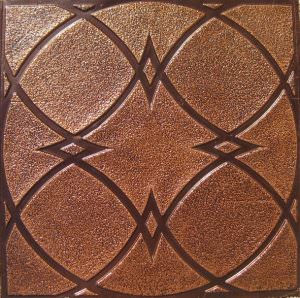 Faux Antique Copper Ceiling Tile Design 147