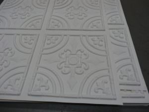 White Plastic Ceiling Tile Design 205