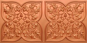 Faux Copper Design 8212 PVC Ceiling Tile