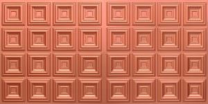 Faux Copper Design 8270 PVC Ceiling Tile